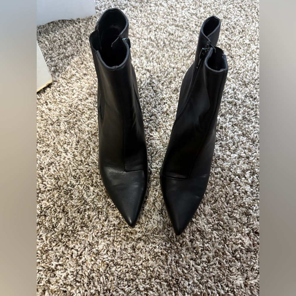 INC International Concepts Black Ankle Boots